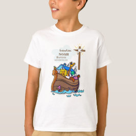 Grandson Baptism Noahs Ark Personlig T Shirt