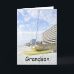 GRANDSON BEACH BIRTHDAY-ENJOY DIN DAG KORT<br><div class="desc">Berätta för din *GRANDSON* hur mycket du bryr dig och önska honom en MYCKET GRATTIS PÅ FÖDELSEDAGEN som gör vad HE ENJOYS gör!</div>
