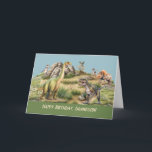 Grandson Birthday Baby Dinosaur Life-like World Kort<br><div class="desc">Skicka varm födelsedagspresent önskemål till din älskade barnson med det här fina dino-Mite-kortet! Den charmerande scenen i baby dinosaurier lovar en dag av roligt och äventyr. Det inre budskapet ger uttryck för hjärtliga känslor och önskar er sonson en firande som fantastisk som han, full med massor av kärlek och häftig...</div>