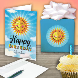 Grandson Birthday Cute Card Kort