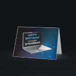 Grandson Birthday med Computer Kort<br><div class="desc">Det är din barnsons födelsedag,  och det här kortet är underbart att skicka honom. Önska honom i grattis på födelsedagen,  som användan med kort på Internet ord för att ladda upp och ladda ned en bra.</div>