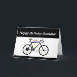 Grandson Birthday Motivational Bike Bicycle Kort<br><div class="desc">Motivational Bike ord kort för din barnsons födelsedag om kärlek Bicycle,  Cycling,  Sport,  Hobby</div>