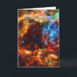 Grandson Birthday, Nebula Birthday Önskemål Kort<br><div class="desc">Galaxies, Stars och Nebulae serien: Hundratals briljanta blå stjärnor med varma, glödande moln i detta framträder som den mest detaljerade synen på den största stellära daghemmet i vårt lokala galaktiska grannskap. Den massiva, unga stellargruppen, som kallas R136, är bara några miljoner år gammal och finns i den 30 Doradus (eller...</div>