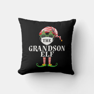 Grandson Elf Matching jul Kudde