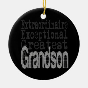 Grandson Extraordinaire Julgransprydnad Keramik