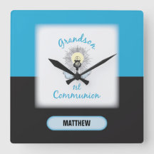 Grandson First Communion, Blue Kopp