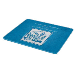 Grandson First Communion Blue, Wheat, Graps