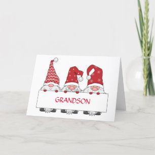 **GRANDSON** FRÅN GNOMER FÖR CHRISTMAS KORT