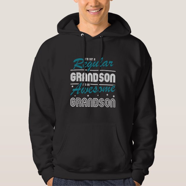Grandson Gift | Im Ej en vanlig morson Hoodie (Framsida)