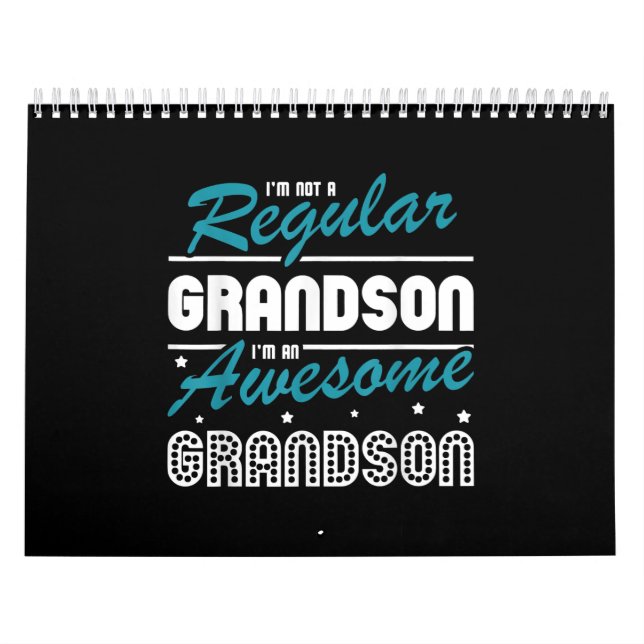 Grandson Gift | Im Ej en vanlig morson Kalender (Omslag)