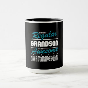 Grandson Gift Im Ej en vanlig morson Mugg