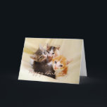 Grandson Grattis på födelsedagen Trio of Kittens Kort<br><div class="desc">Kortet med tre snygga kattungar är perfekt för en morsons födelsedag. Se andra Fuzzyball-kort för åldersspecifika födelsedagar och födelsedagskort för andra familjemedlemmar.</div>