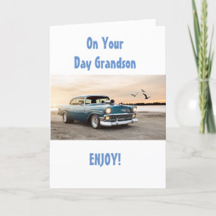 **GRANDSON** JUSTERA DIN BIRTHDAY! KORT