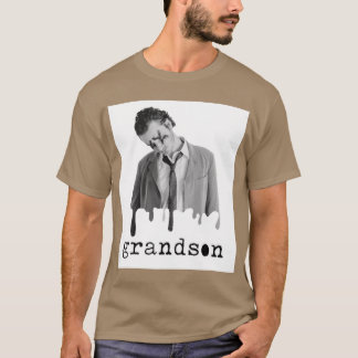 Grandson musik X med dropp effekt familj T Shirt