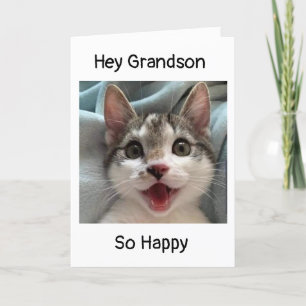 **GRANDSON** PÅ DIN BIRTHDAY! KORT