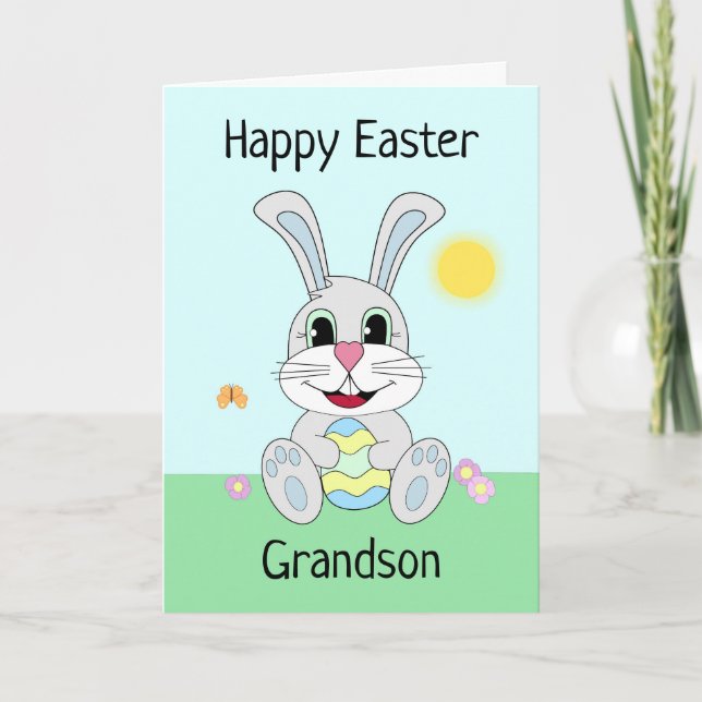 Grandson Påsk Card Helgkort (Framsida)