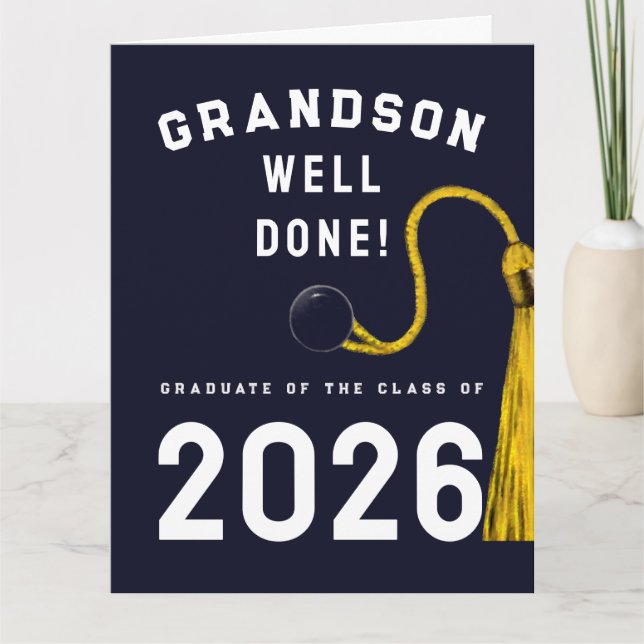 Grandson Studenten 2025-kort Kort (Framsida)