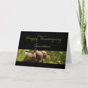Grandson Thanksgiving Card Helgkort