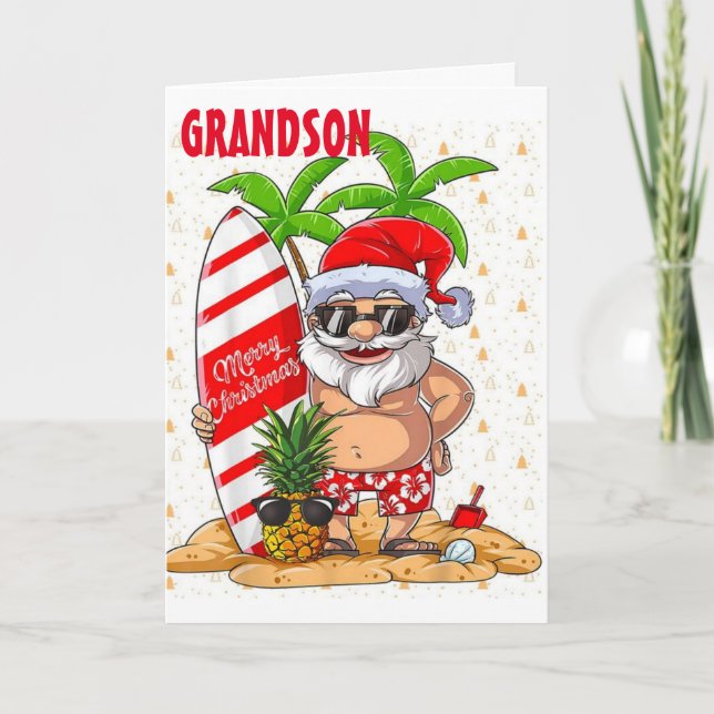 **GRANDSON** TID FÖR HELGDAG AV SPRIAD COOLA HELGKORT (Framsida)