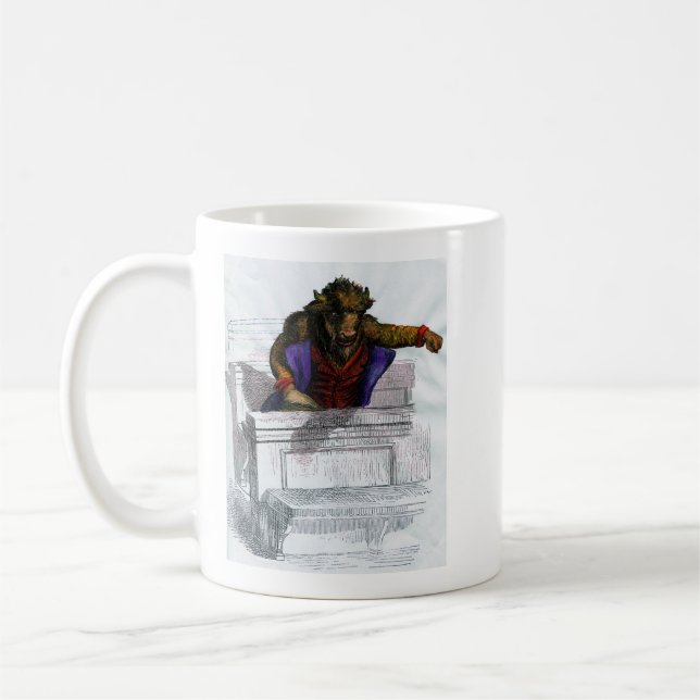Grandville Sheeple Zendula Bison Coffee Mugg (Vänster)