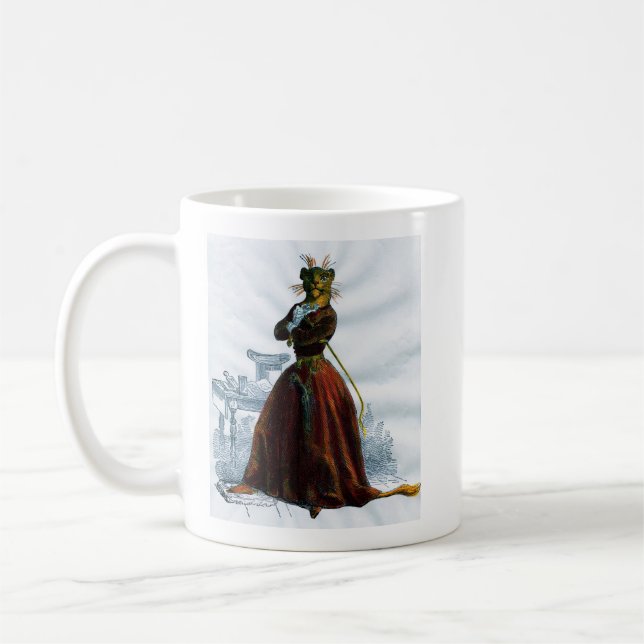 Grandville Sheeple Zendula Lioness Coffee Mugg (Vänster)