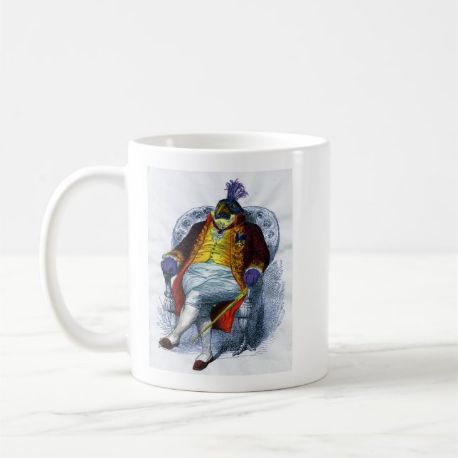 Grandville Sheeple Zendula Peacock Coffee Mugg (Vänster)