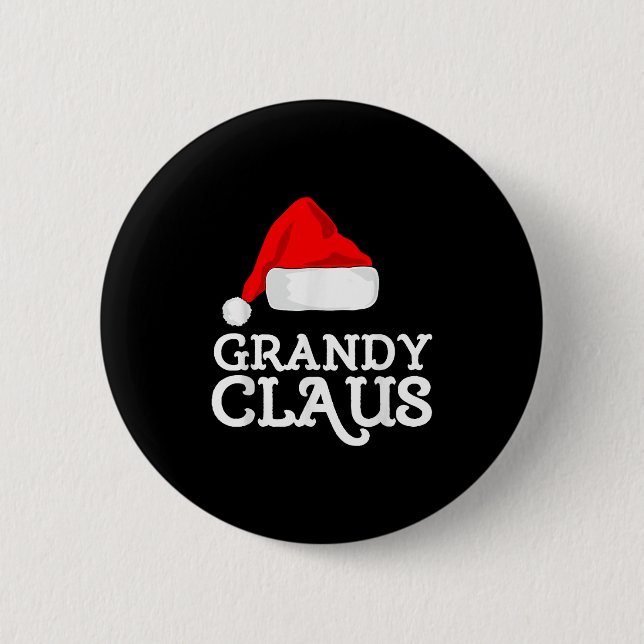 Grandy Claus jultomtens Hat Pajama-familj X Knapp (Framsida)