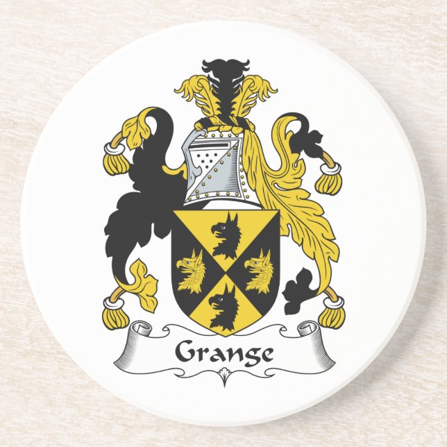 Grangefamiljvapensköld Underlägg (Framsidan)