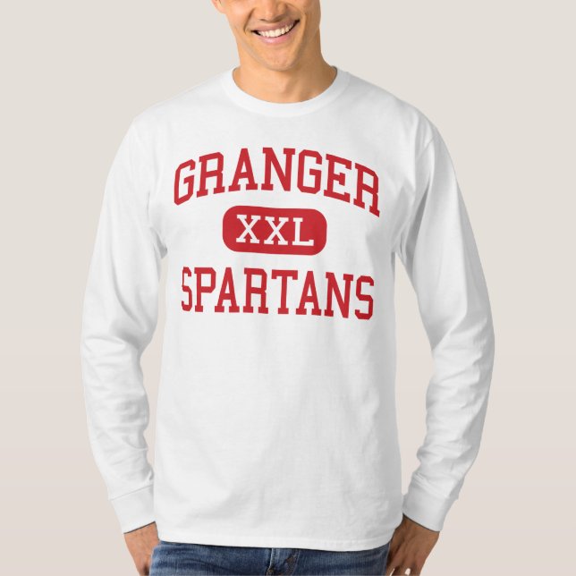 Granger - Spartans - kick - Granger Washington T-shirt (Framsida)