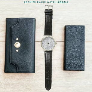 Granit Black Armbandsur