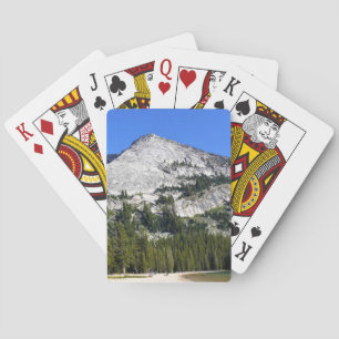 Granitbergen vid Tenaya Sjö, Yosemite, CA Casinokort