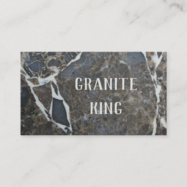 GRANITE AFFÄRSKORT VISITKORT (Framsida)