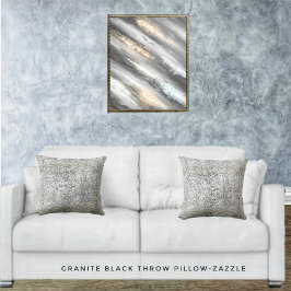 Granite Black Kudde