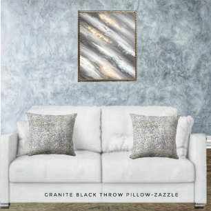 Granite Black Kudde