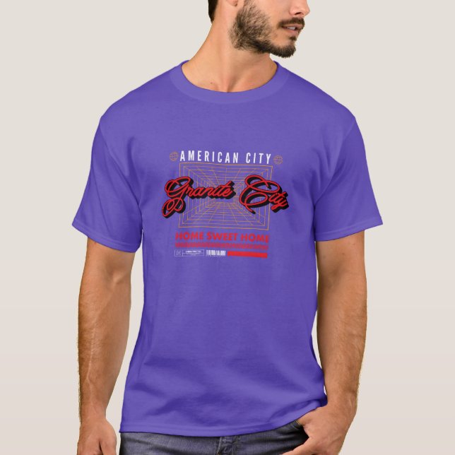granite city present t shirt (Framsida)