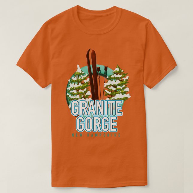 Granite Gorge new hampshire ski T Shirt (Design framsida)