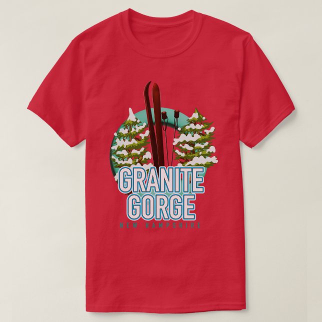 Granite Gorge new hampshire ski T Shirt (Design framsida)