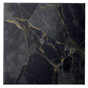 Granite Grått och Black Ceramic Tile Broken Effect Kakelplatta