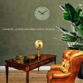 Granite Luster Rund Klocka