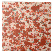 Granite mönster red ochre och beige med grått blue