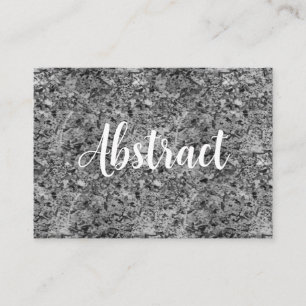 Granite Mosaic Abstrakt Stone Marble Mönster Visitkort