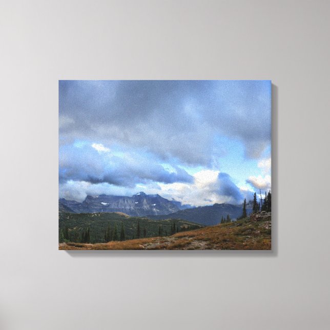 Granite Park Chalet - Glacier National Park Canvastryck (Framsida)