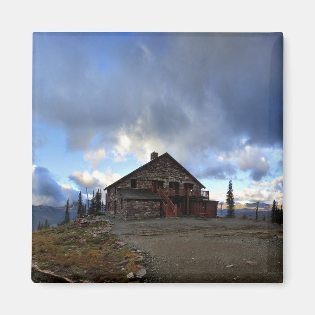 Granite Park Chalet - Glacier National Park Magnet (Framsidan)