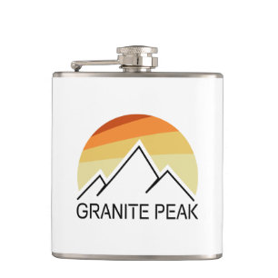 Granite Peak Montana Retro Fickplunta