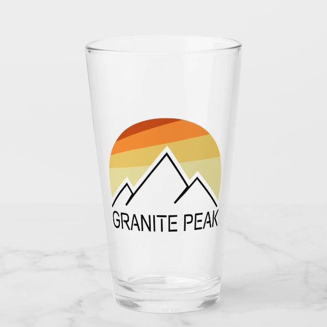 Granite Peak Montana Retro Glaskopp (Framsida)
