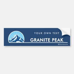 Granite Peak Wisconsin skidämpare dekal