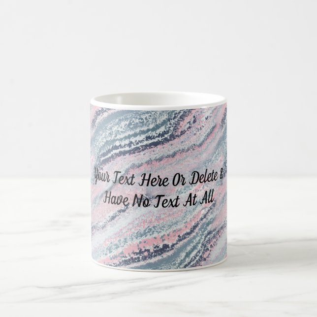 Granite Rosa Blue Grått Marble Slate Agate Stone Kaffemugg (Center)