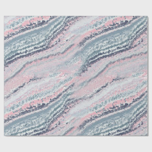Granite Rosa Blue Grått Marble Slate Agate Stone Presentpapper
