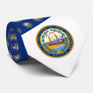 Granite Stater Flagga & Seal, Flagga av New Hampsh Slips