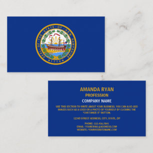 Granite Stater Seal, försegling till New Hampshire Visitkort
